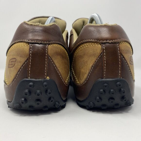 Skechers Men 10 Urban Track 60449 Brown Leather Oxford Casual Shoe VTG Y2K Retro main image 15